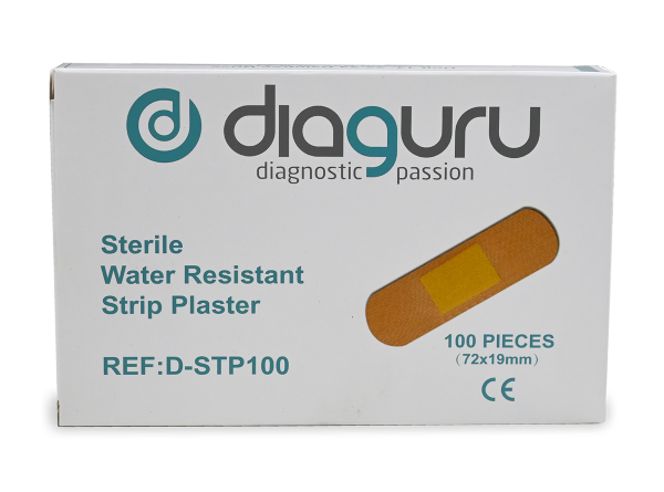 Diaguru Strip Plaster Waterproof Sterile Box/100